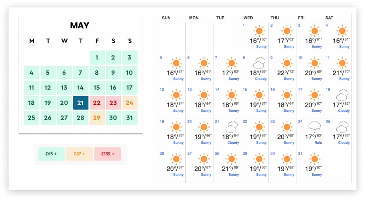 May Ibiza Flight Prices